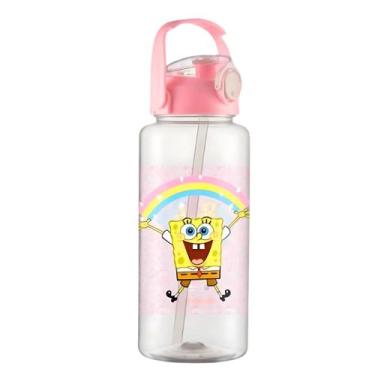 Imagem de Garrafa com Canudo Grande 2 Litros Com Tampa Higiênica Squeeze Garrafi