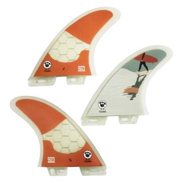 Imagem de Quilha de Surf Farms FS-7 Large FCS 2 em Fibra de Carbono e Honeycomb – Alta Área, Controle, Velocidade e Power para Pranchas com Rabeta Larga