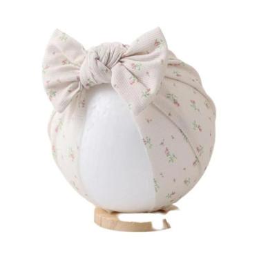 Imagem de Toucas Turbante Para Bebês Com Estampa De Flor, Coração, Margarida, Bo