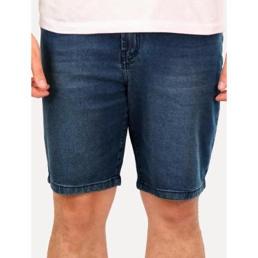 Imagem de Bermuda John John Jeans Masculina Clássica Cartagena Azul Médio-Masculino