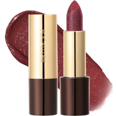 Imagem de FOCALLURE Batom Glisten Opal Shine, cor labial de alto impacto, protetor labial hidratante, fórmula leve e hidratante para cuidados labiais, KILLER QUEEN