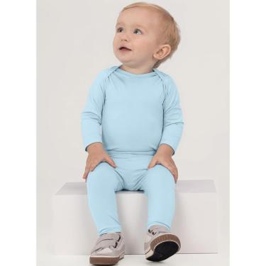 Imagem de Body Térmico Bebê Menino Azul Claro Brandili-Masculino