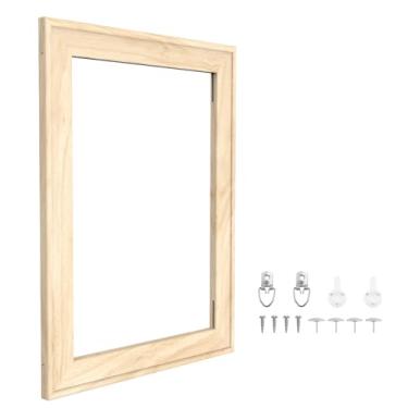 Imagem de PHOENIX Barras esticadoras de lona, kits de molduras de tela DIY de 30 x 40 cm, moldura de madeira de pinho para pinturas a óleo, impressões, pintura por números e pôsteres