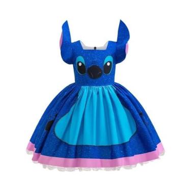 Imagem de Vestido De Cosplay Lilo E Stitch Para Meninas, Fantasia De Aniversário