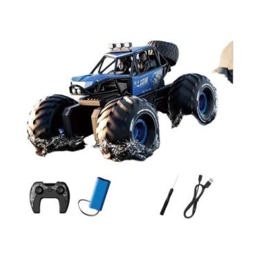 Imagem de Carro De Controle Remoto 4WD À Prova d'Água Para Crianças, Barco RC Am