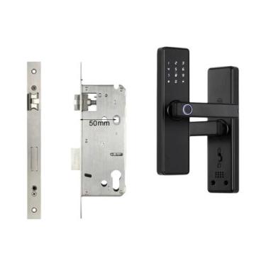 Imagem de Fechadura De Porta Biométrica Com Impressão Digital Em Vários Idiomas,