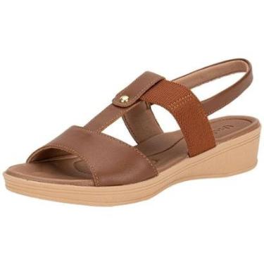 Imagem de Sandália Feminina Anabela Usaflex Ud04008-Feminino