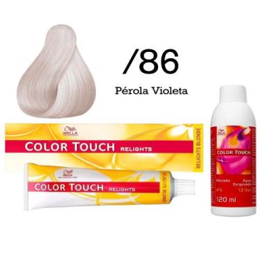 Imagem de Tonalizante Color Touch .86 Pérola Violeta Emulsão Ox  Wella Professio