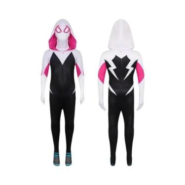 Imagem de Fantasia De Mulher-Aranha Gwen Stacy Para Meninas, Fantasia De Hallowe