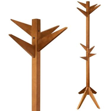 Imagem de Cabideiro Infantil Reticulado Mancebo Madeira De Pé E Arara