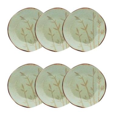 Imagem de Conjunto de Pratos Fundos 22,5 cm 6 peças Ryo Bambu - Oxford - Oxford 