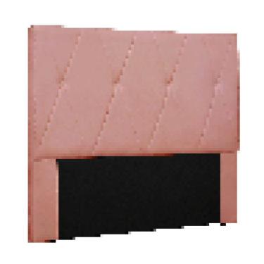 Imagem de Cabeceira Cama Box Solteiro 90 Cm Aquilla Veludo Rosa S04 - D'rossi