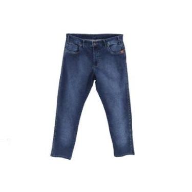 Imagem de Calça Bivik Jeans Extra Grande Elastano Azul - Masculino-Masculino