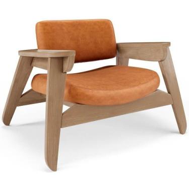 Imagem de Poltrona Decorativa Para Sala Living Concept L02 Nature material sinté