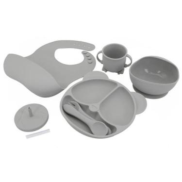 Imagem de Conjunto 6 Pçs Completo Introdução Alimentar Lovely Vibe COR:CINZA, CI