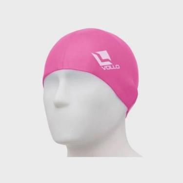 Imagem de Touca de Natação Silicone - Vollo, Rosa