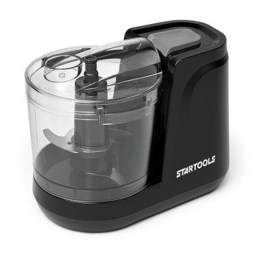 Imagem de Mini Processador Elétrico 100W 350ml Preto 127v – Tritura e Pica com Agilidade