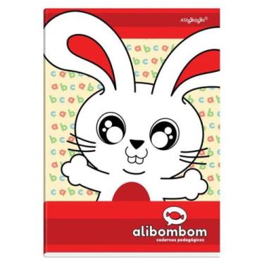 Imagem de Alibombom Caderno Brochurao Capa Dura 80fls 123x Vermelho