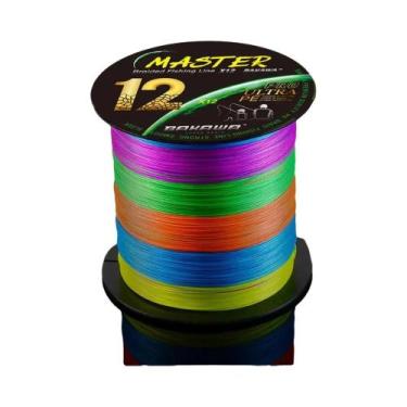 Imagem de Linha De Pesca Trançada De 12 Fios 300M BAKAWA PE Durável Para Pesca E