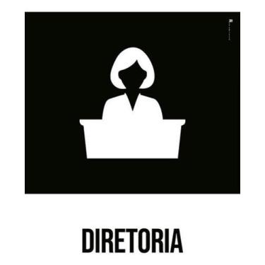 Imagem de Kit 5 Placas Desenho Diretoria Mulher - Sinalizo