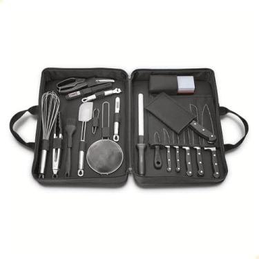 Imagem de Kit Chef Inox com Maleta 20 Peças Century Tramontina 24099027