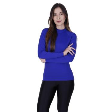 Imagem de Blusa UV 50+ Proteção Solar UV 50+ Camisa Térmica e para Academia Fitness Feminina-Feminino