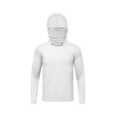 Imagem de Conjunto De Proteção Solar Para Pesca Masculino plus Size De Verão Com