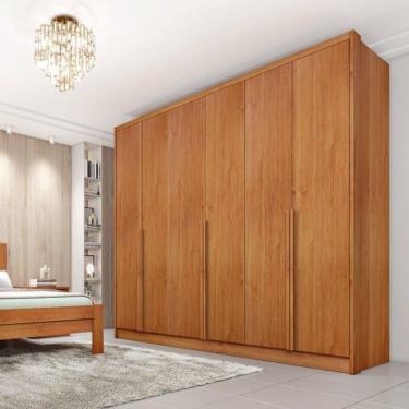 Imagem de Guarda Roupa Casal 6 Portas 6 Gavetas - Fortuna-cinamomo - Tcil Móveis