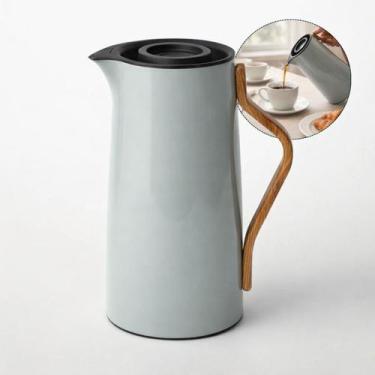 Imagem de Garrafa Térmica 1 Litro para Café e Chá com Isolamento Térmico Premium