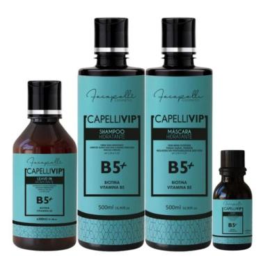 Imagem de Kit CapelliVim Original 4 Itens Crescimento Nutrição Brilho - Fecapell