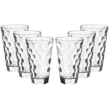 Imagem de Jogo C/6 Copos Altos de Vidro Celebrar 365ml - CASAMBIENTE, Transparen