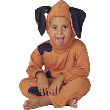 Imagem de Fantasia Cachorrinho Infantil Macacão com Capuz - Sulamericana, Unica,