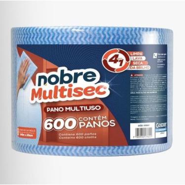 Imagem de Pano Multiuso NOBRE Rolo 24m x 20cm Azul, Azul