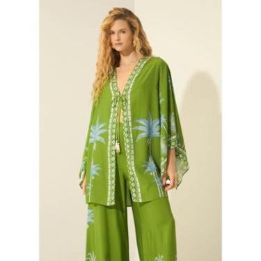 Imagem de Kaftan Estampado Com Amarração-Feminino