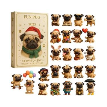 Imagem de Calendário Do Advento De Natal Com 24 Dias, Pingente De Cão Em Acrílic