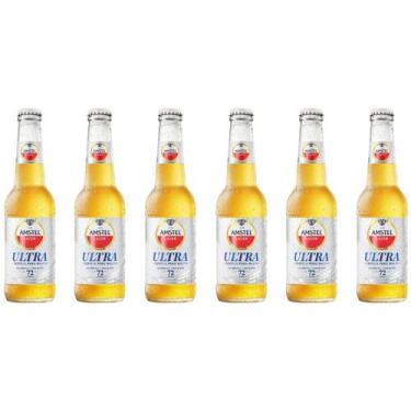 Imagem de Cerveja Amstel Ultra Puro Malte Pilsen Lager - 6 Unidades Garrafa 275m