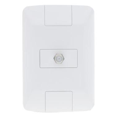Imagem de Conjunto Tomada Coaxial Tv-video - Linha Aria - Tramontina