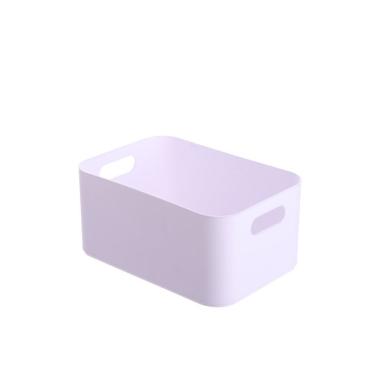 Imagem de Cesta de Armazenamento Branco Tpc para Banheiro e Maquiagem em Plástico com Divisórias...