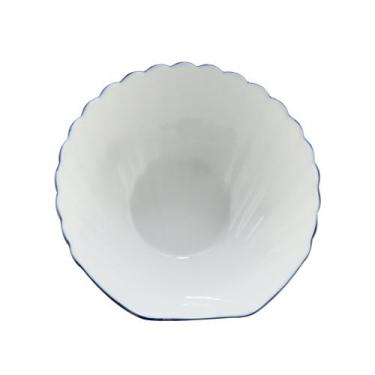 Imagem de Bowl Tigela Tetis Vidro Opalino f/azul Concha -L Hermitage - L'Hermita