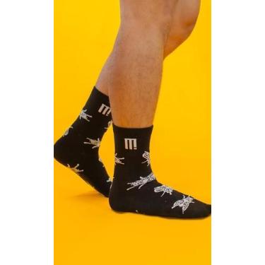 Imagem de Meia cano alto fly - MANIFESTA, Preto