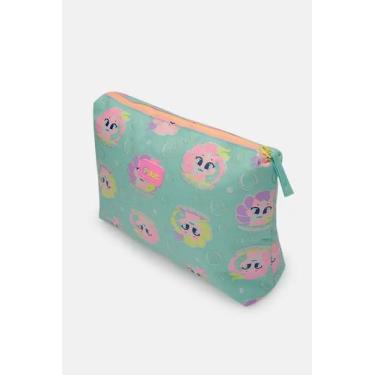 Imagem de Necessaire Grande Puket Gata Sereia Verde Água