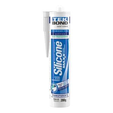 Imagem de Silicone Atoxico Aquarios Transparente Maxx 280g Tekbond