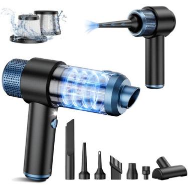 Imagem de Aspirador de pó portátil para carro EYYA Cordless 15000PA 4000mAh