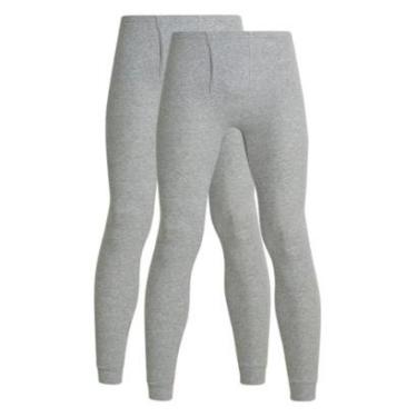 Imagem de 2 Ceroula Lupo Canelada De Algodão Segunda Pele Masculina-Masculino