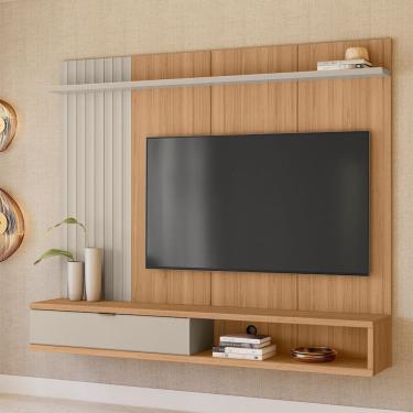 Imagem de Painel para TV ate 75 Polegadas 1 Porta Sintra Linea Brasil