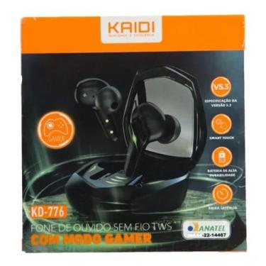 Imagem de Fone de ouvido GAMER Bluetooth Sem Fio KAIDI KD 776 Para SMARTPHONE