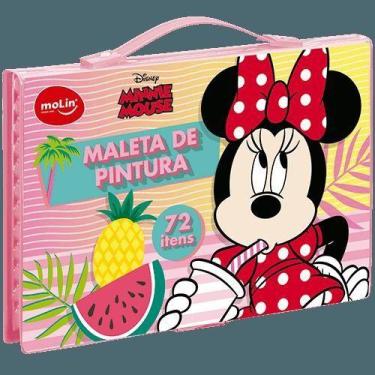 Imagem de Maleta de pintura Minnie Mouse 72 peças Maleta de pintura Minnie Mouse