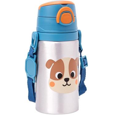 Imagem de Garrafa de Alumínio Buba Zoo Cachorro Azul