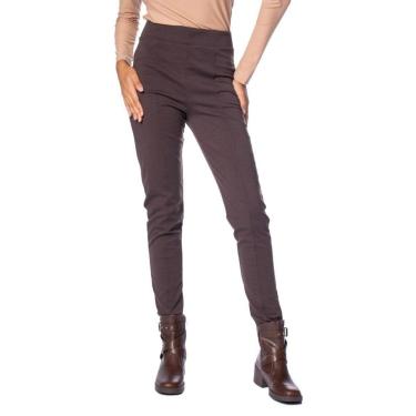 Imagem de Calça Legging Feminina Giraffe Cintura Alta Marrom Escuro-Feminino