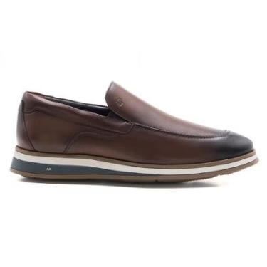 Imagem de Sapato Jota Pe Casual Marrom Em Couro Leeds 085400-Masculino